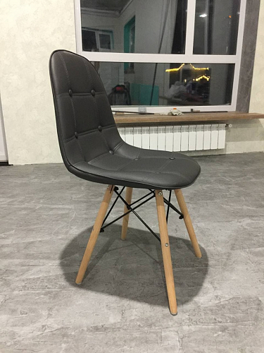 Деревянный стул Kvadro серый фото покупателя 12