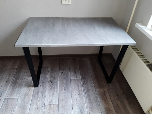 Деревянный стол Лота Лофт 140х80 дуб крафт табачный / черный матовый фото покупателя 164