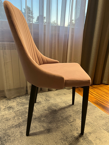 Стул на металлокаркасе Kora black / gray фото покупателя 123