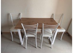 Стол Лота Лофт 120 25 мм сабия / черный матовый фото покупателя 335