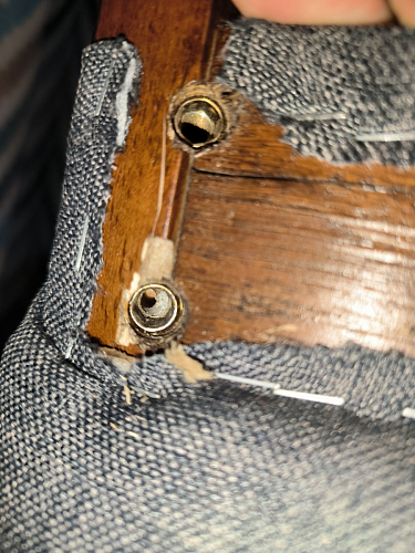 Стул Amelia dark walnut / fabric purple фото покупателя 10