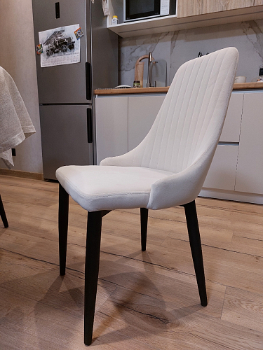 Стул на металлокаркасе Kora wine red / black фото покупателя 143