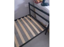 Односпальная кровать Фади 80х200 черная фото покупателя 113