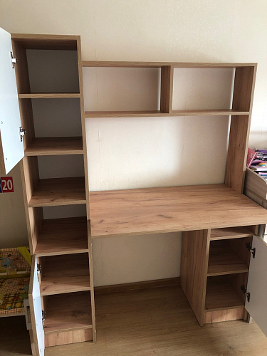 Компьютерный стол Эндо дуб вотан / белый фото покупателя 5