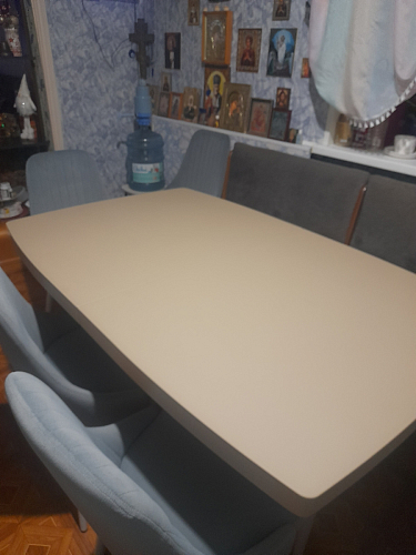 Стул на металлокаркасе Kora dark gray / black фото покупателя 451