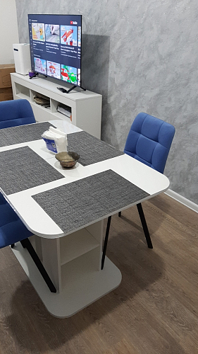 Стул на металлокаркасе Чилли К кирпичный / черный фото покупателя 42