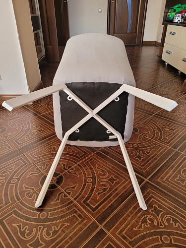 Стул на металлокаркасе Челси К крутящийся бирюзовый / черный фото покупателя 217