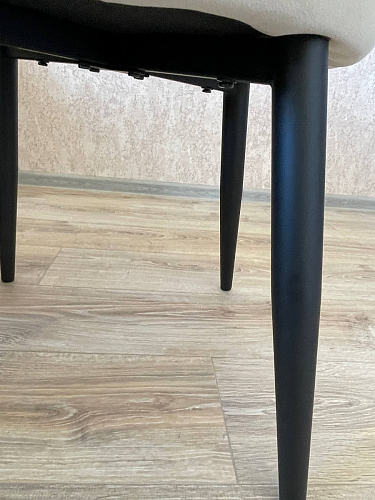 Стул на металлокаркасе Kora beige / black фото покупателя 311