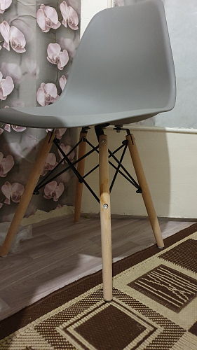 Пластиковый стул Eames PC-015 желтый фото покупателя 278