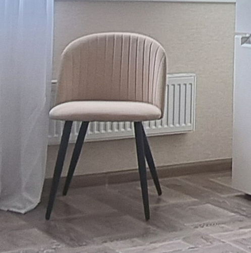 Стул на металлокаркасе Gabi 1 light purple / black фото покупателя 376