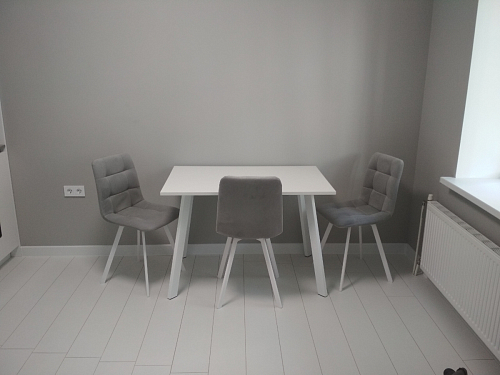 Стул на металлокаркасе Чилли К кирпичный / черный фото покупателя 78