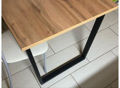 Стол Лота Лофт 140 25 мм юта / белый матовый фото покупателя 383