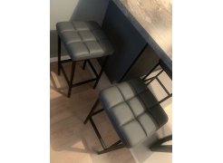 Барный стул Лофт кожзам d1 / черный матовый фото покупателя 235