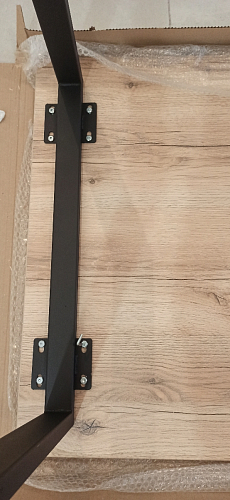 Стол раскладной Лота Лофт 120 25 мм юта / черный матовый фото покупателя 463