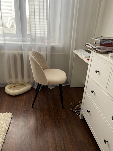 Стул на металлокаркасе Gabi green / black / silver фото покупателя 33