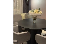 Деревянный стол Барел 89 белый / золото фото покупателя 16