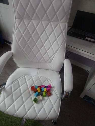 Компьютерное кресло Monte белое фото покупателя 33