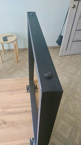 Деревянный стол Лота Лофт 140х80 черный матовый / бетон светлый фото покупателя 187