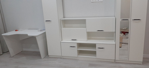 Готовая гостиная Бертелена дуб крафт серый / серый графит фото покупателя 57