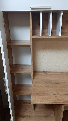 Письменный стол Лайт 03.243 дуб золотой (craft) / белый премиум фото покупателя 189