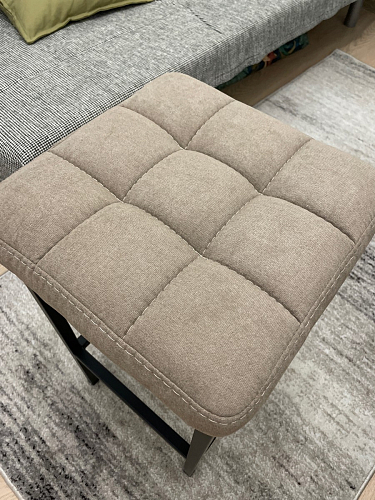 Барный стул Лофт микровелюр катания изумруд / черный матовый фото покупателя 7