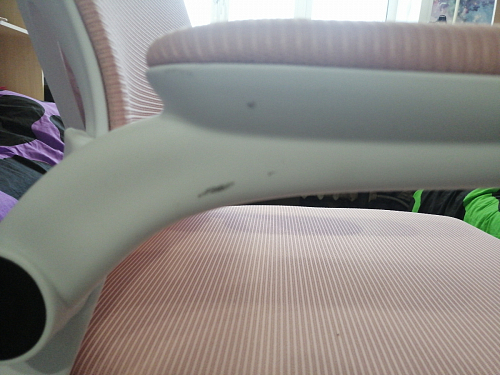 Компьютерное кресло Konfi dark gray / pink / white фото покупателя 14