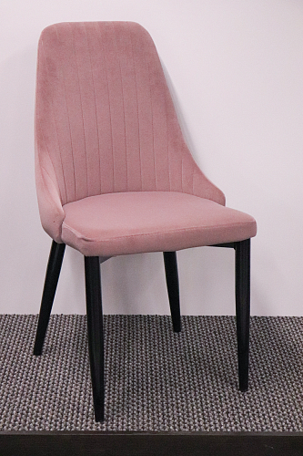 Стул на металлокаркасе Kora green / black из шоурума 17