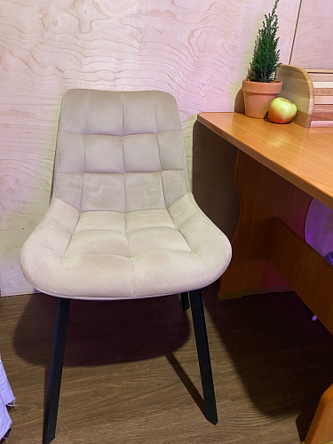 Стул на металлокаркасе Челси бирюзовый / черный фото покупателя 113