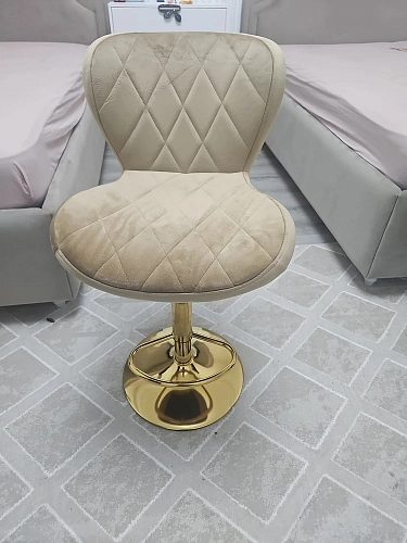 Барный стул Porch dark beige / chrome фото покупателя 20