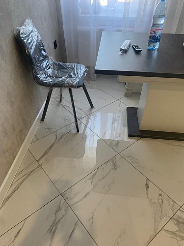 Стул на металлокаркасе Чилли К темно-серый (velutto 32) / черный фото покупателя 685