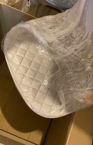 Стул на металлокаркасе Capri голубой фото покупателя 129