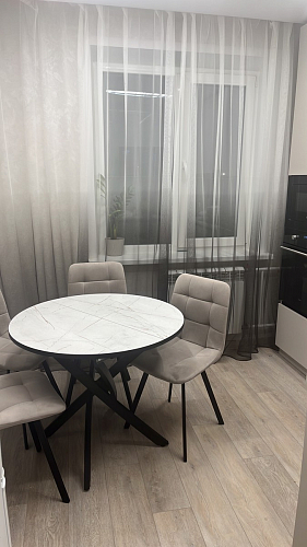 Стул на металлокаркасе Чилли К черный / зеленый фото покупателя 499