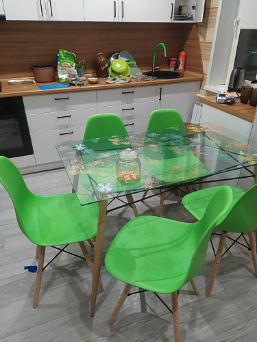 Стул Eames PC-015 зеленый фото покупателя 215