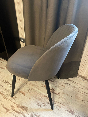 Стул на металлокаркасе Gabi 1 light purple / black фото покупателя 880