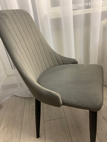 Стул на металлокаркасе Kora black / gray фото покупателя 126