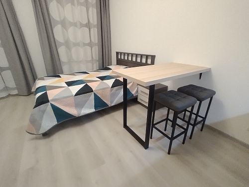 Барный стул Лофт катания лаванда / белый матовый фото покупателя 193