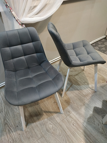 Стул на металлокаркасе Челси К бирюзовый / черный фото покупателя 139