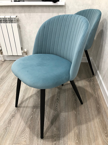 Стул на металлокаркасе Gabi latte / gold / black фото покупателя 473