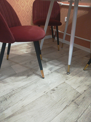 Стул на металлокаркасе Gabi 1 light purple / black / gold фото покупателя 147