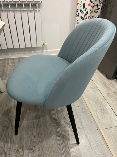 Стул на металлокаркасе Gabi 1 light purple / black фото покупателя 520