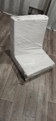 Компьютерное кресло Reus белая сетка / хром фото покупателя 60