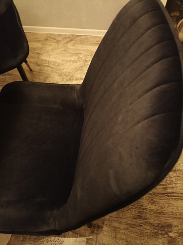 Стул на металлокаркасе Seda 01 blue / gold / black фото покупателя 35