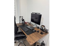 Компьютерный стол Маркос 140х80 зеленый / черный фото покупателя 38