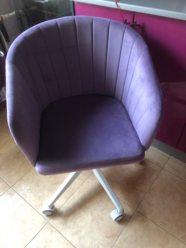 Компьютерное кресло Тибо confetti chocolate / белый фото покупателя 96