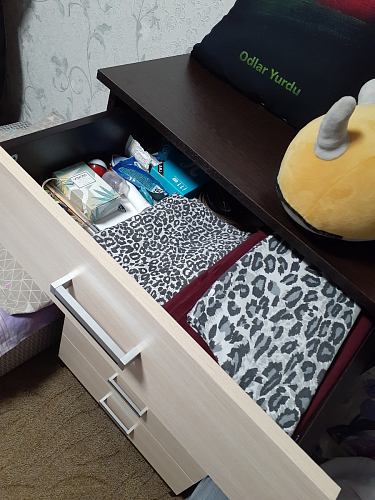 Комод Катрин 3 венге / дуб молочный фото покупателя 6