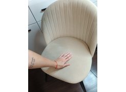 Стул на металлокаркасе Gabi 1 gray / black фото покупателя 151