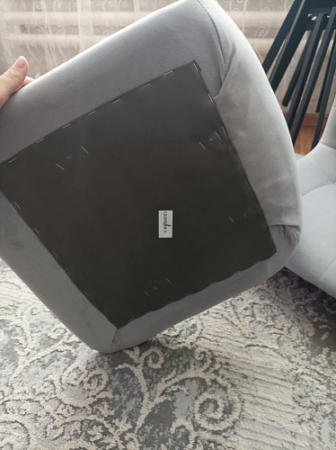 Стул на металлокаркасе Чилли К черный / зеленый фото покупателя 13