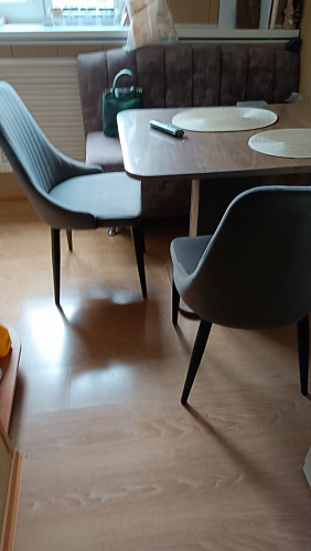 Стул на металлокаркасе Kora white / gray фото покупателя 199