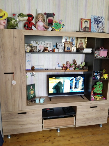 Готовая гостиная Огюст 3 дуб сонома / белый фото покупателя 3