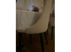 Стул на металлокаркасе Kora 1 light blue / white / black фото покупателя 20